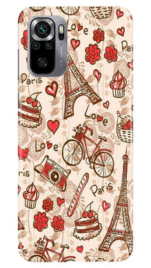 Love Paris Mobile Back Case for Redmi Note 10S  (Design - 103)