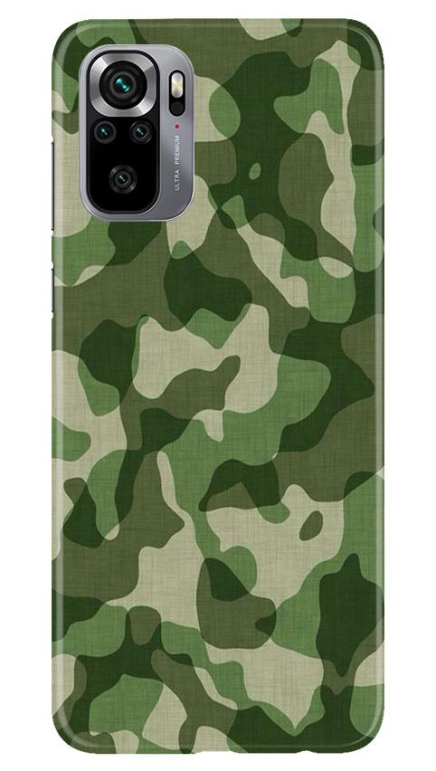 Army Camouflage Case for Redmi Note 10S  (Design - 106)