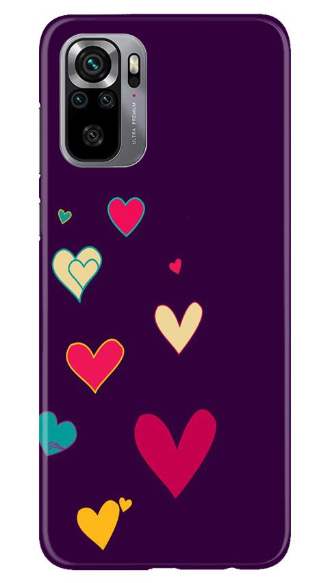 Purple Background Case for Redmi Note 10S  (Design - 107)
