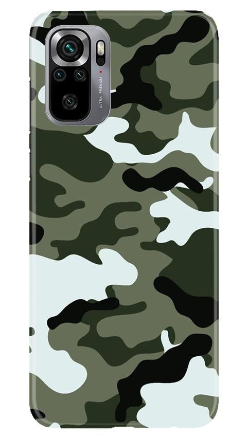 Army Camouflage Case for Redmi Note 10S  (Design - 108)