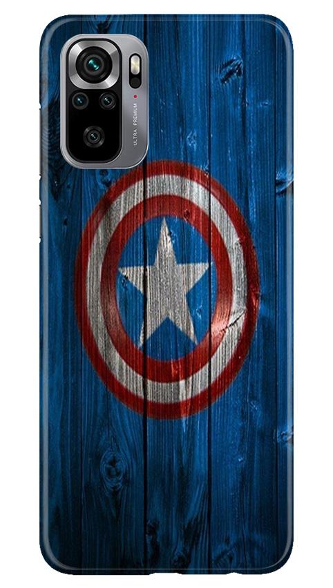 Captain America Superhero Case for Redmi Note 10S  (Design - 118)
