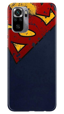 Superman Superhero Mobile Back Case for Redmi Note 10S  (Design - 125)