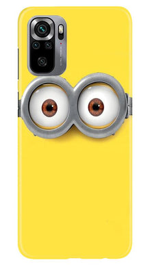 Minions Mobile Back Case for Redmi Note 10S  (Design - 128)