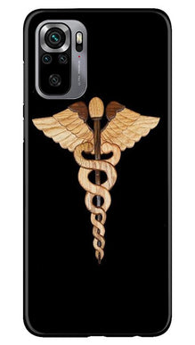 Doctor Logo Mobile Back Case for Redmi Note 10S  (Design - 134)