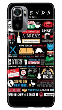 Friends Mobile Back Case for Redmi Note 10S  (Design - 145)