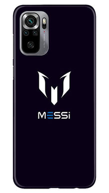 Messi Mobile Back Case for Redmi Note 10S  (Design - 158)