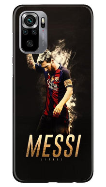 Messi Mobile Back Case for Redmi Note 10S  (Design - 163)
