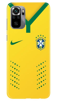 Brazil Mobile Back Case for Redmi Note 10S  (Design - 176)