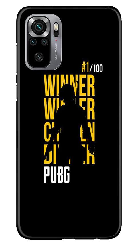 Pubg Winner Winner Case for Redmi Note 10S  (Design - 177)