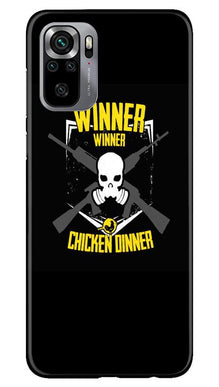 Winner Winner Chicken Dinner Mobile Back Case for Redmi Note 10S  (Design - 178)