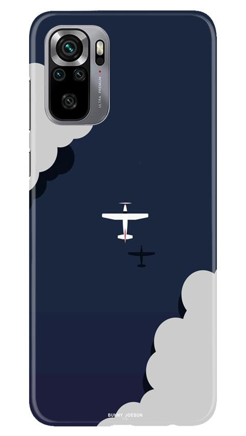 Clouds Plane Case for Redmi Note 10S (Design - 196)