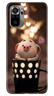 Cute Bunny Mobile Back Case for Redmi Note 10S (Design - 213)