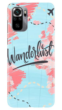 Wonderlust Travel Mobile Back Case for Redmi Note 10S (Design - 223)