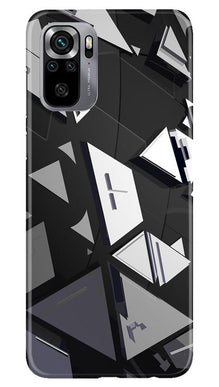 Modern Art Mobile Back Case for Redmi Note 10S (Design - 230)