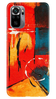 Modern Art Mobile Back Case for Redmi Note 10S (Design - 239)