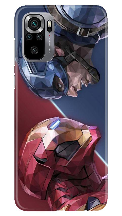 Ironman Captain America Case for Redmi Note 10S (Design No. 245)