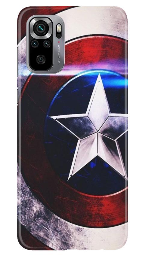 Captain America Shield Case for Redmi Note 10S (Design No. 250)