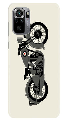 MotorCycle Mobile Back Case for Redmi Note 10S (Design - 259)