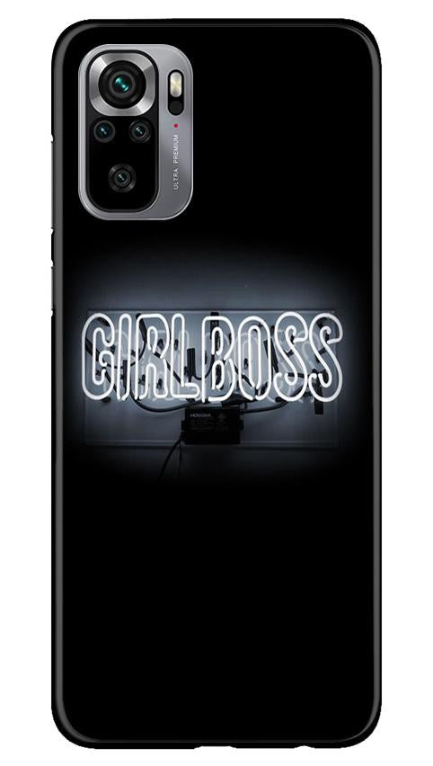 Girl Boss Black Case for Redmi Note 10S (Design No. 268)
