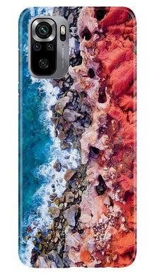 Sea Shore Mobile Back Case for Redmi Note 10S (Design - 273)