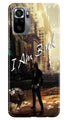 I am Back Case for Redmi Note 10S (Design No. 296)