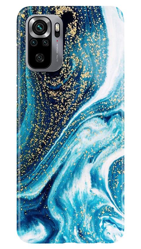 Marble Texture Mobile Back Case for Redmi Note 10S (Design - 308)