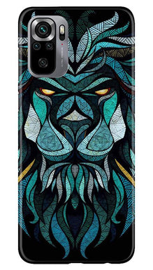 Lion Mobile Back Case for Redmi Note 10S (Design - 314)