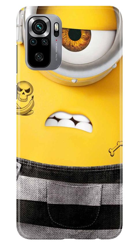 Minion Mobile Back Case for Redmi Note 10S (Design - 324)