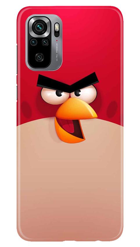 Angry Bird Red Mobile Back Case for Redmi Note 10S (Design - 325)