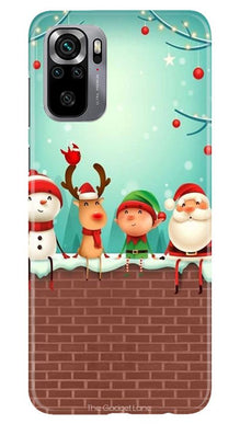 Santa Claus Mobile Back Case for Redmi Note 10S (Design - 334)