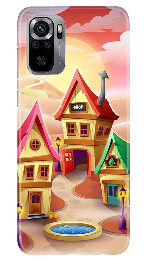 Sweet Home Mobile Back Case for Redmi Note 10S (Design - 338)