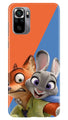 Cartoon Mobile Back Case for Redmi Note 10S (Design - 346)