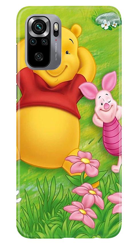 Winnie The Pooh Mobile Back Case for Redmi Note 10S (Design - 348)