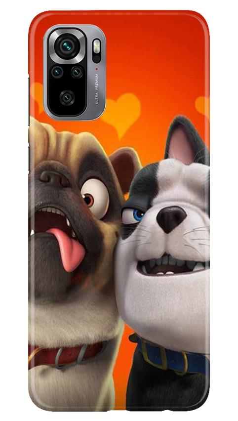 Dog Puppy Mobile Back Case for Redmi Note 10S (Design - 350)