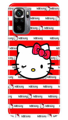 Hello Kitty Mobile Back Case for Redmi Note 10S (Design - 364)