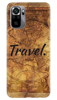 Travel Mobile Back Case for Redmi Note 10S (Design - 375)