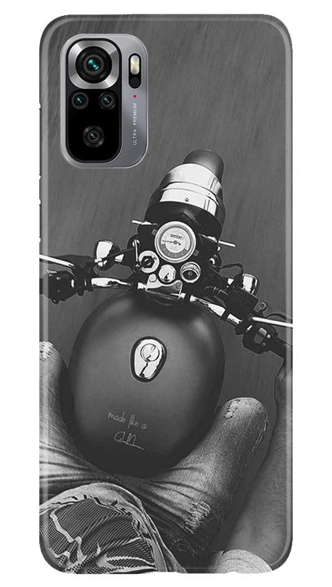 Royal Enfield Mobile Back Case for Redmi Note 10S (Design - 382)