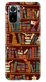 Book Shelf Mobile Back Case for Redmi Note 10S (Design - 390)