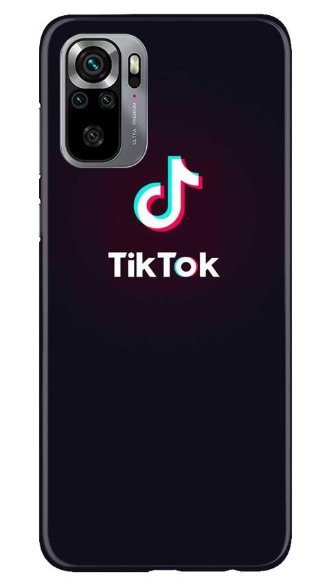 Tiktok Mobile Back Case for Redmi Note 10S (Design - 396)