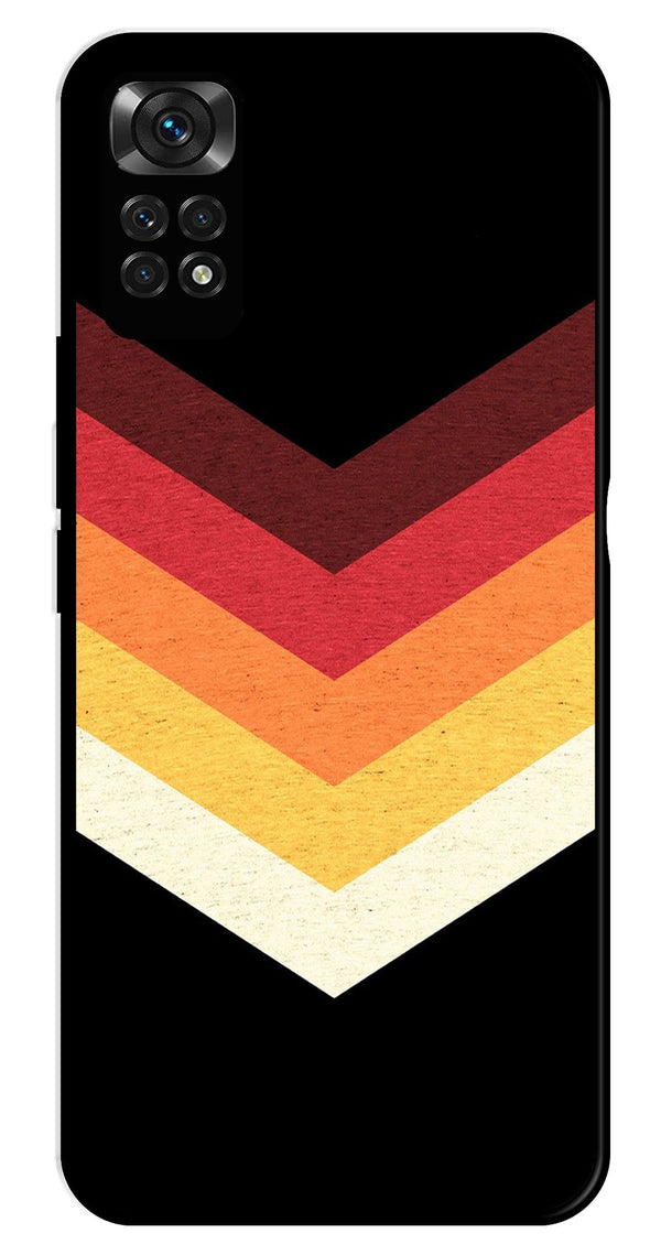 MultiColor Arrow Metal Mobile Case for Redmi Note 11   (Design No -04)
