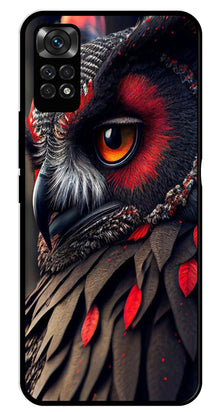 Owl Design Metal Mobile Case for Redmi Note 11s