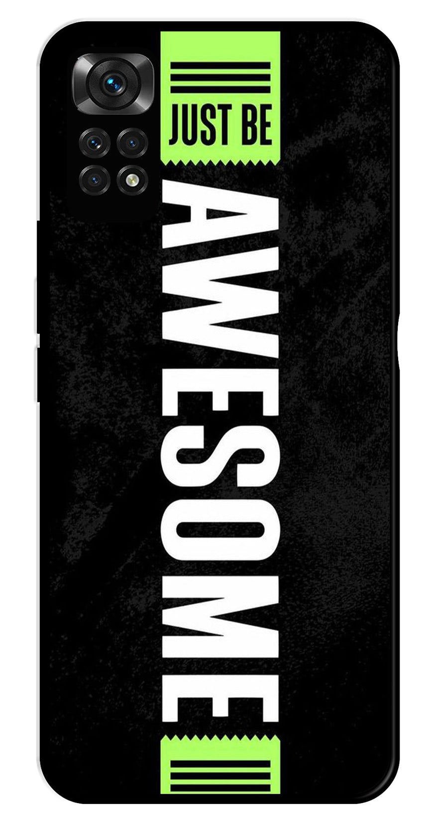 Awesome Metal Mobile Case for Redmi Note 11s   (Design No -33)