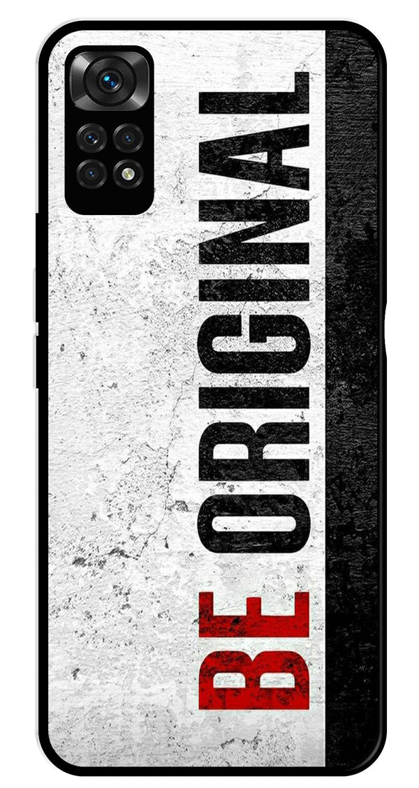 Be Original Metal Mobile Case for Redmi Note 11   (Design No -38)