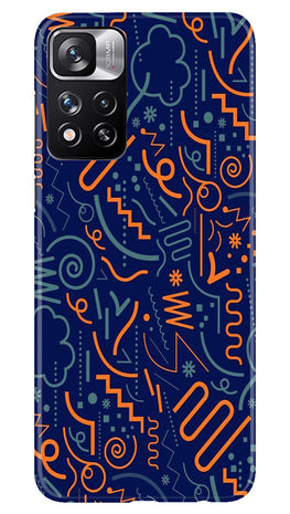 Line Art Baground Case for Redmi Note 11 Pro