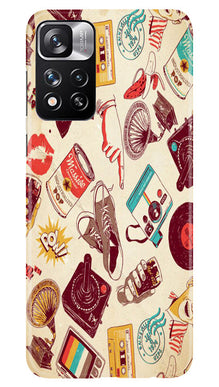 Vintage Mobile Back Case for Redmi Note 11 Pro (Design - 35)