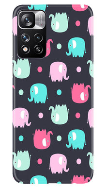 Elephant Baground Mobile Back Case for Redmi Note 11 Pro (Design - 44)