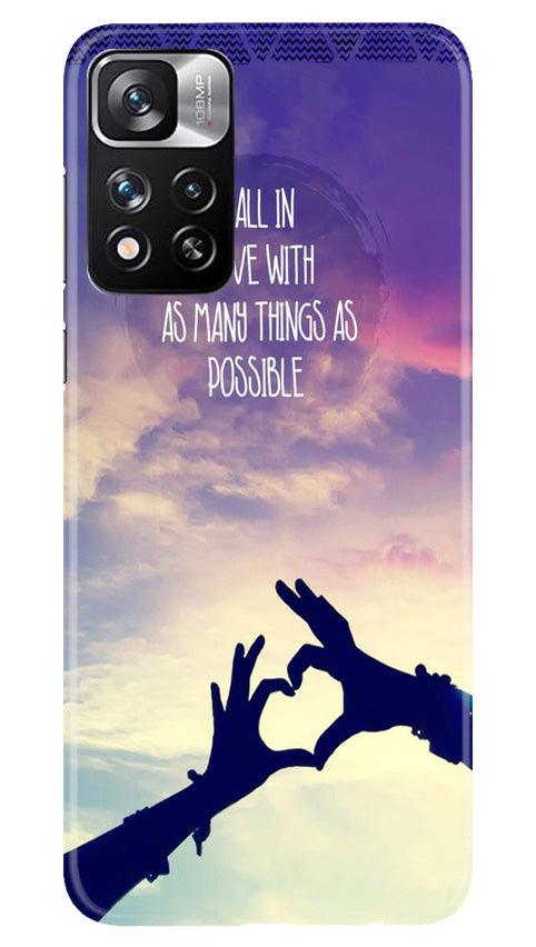 Fall in love Case for Redmi Note 11 Pro