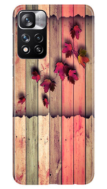 Wooden look2 Mobile Back Case for Redmi Note 11 Pro (Design - 56)