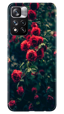 Red Rose Mobile Back Case for Redmi Note 11 Pro (Design - 66)