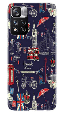 Love London Mobile Back Case for Redmi Note 11 Pro (Design - 75)